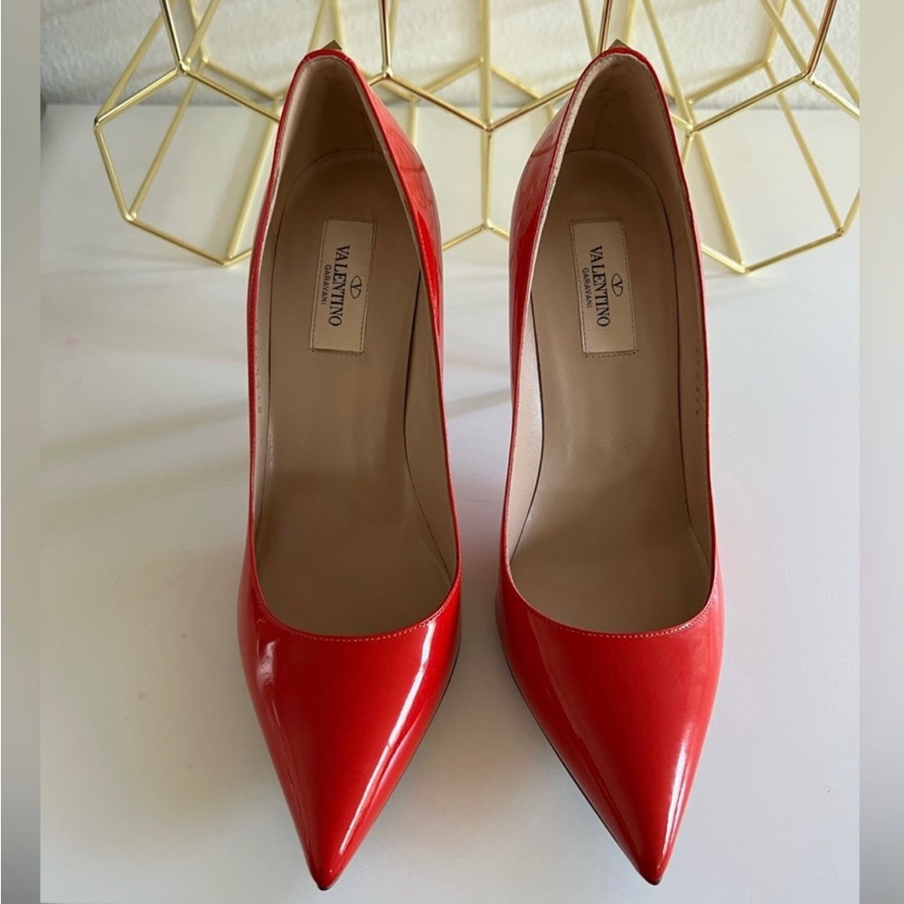 Red Valentino Patent Leather Stiletto Pumps